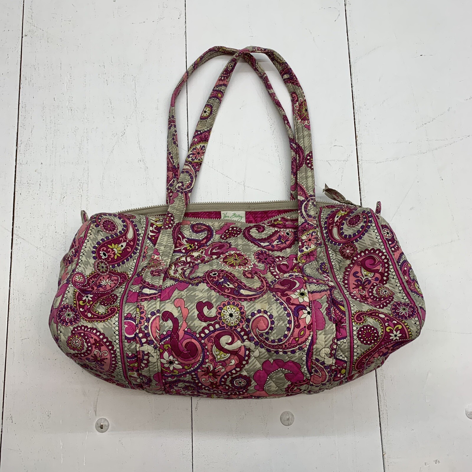 Vera Bradley Pink Paisley Duffle Bag Gem