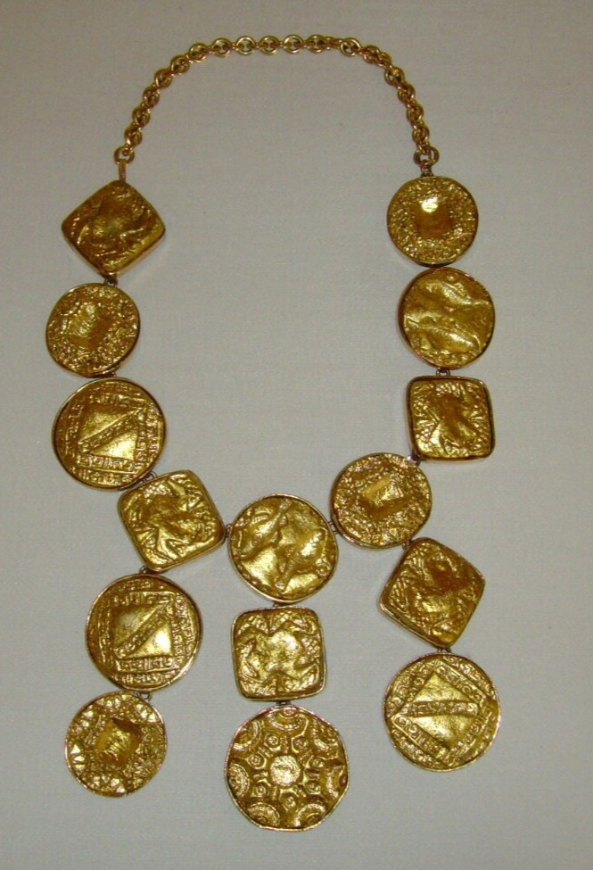 Vintage Kenneth Jay  Lane  Statement  Runway Neck… - image 10