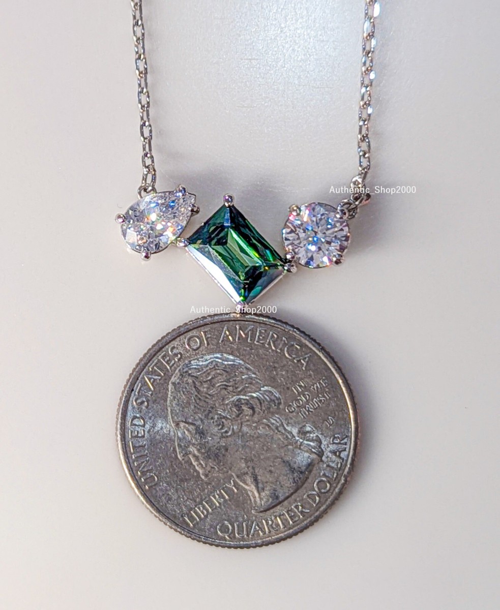 New 100% SWAROVSKI Brand Sparkle Green Crystals Mesmera