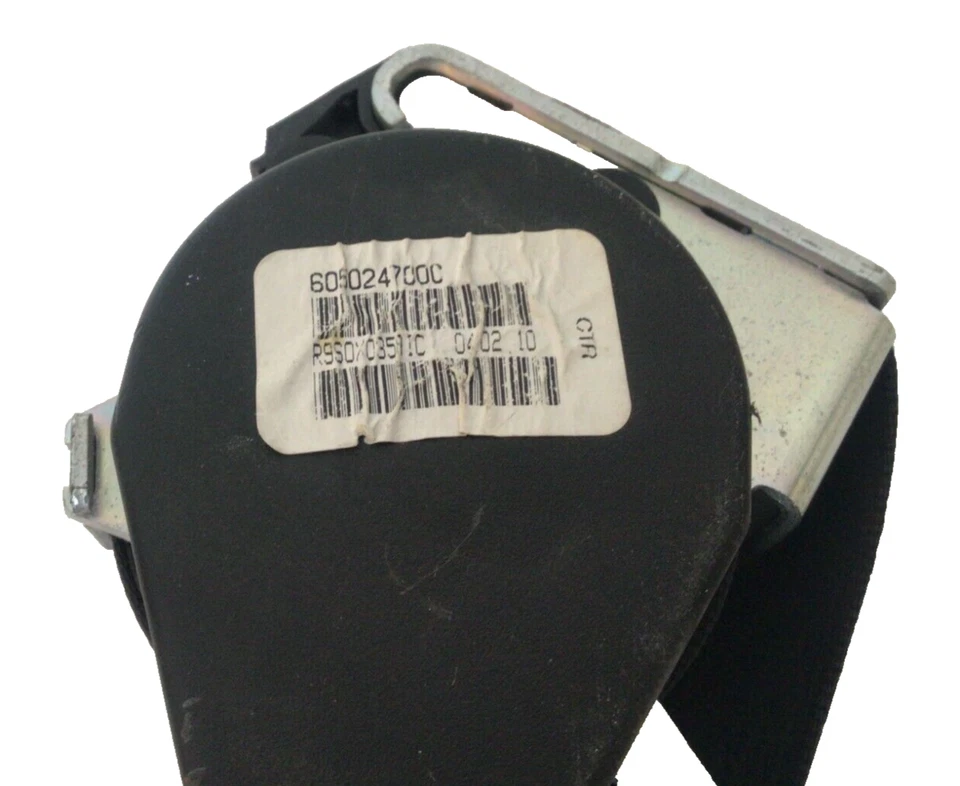 Dodge Caliber 2010-2012 retractor de cinturón de seguridad central trasero negro OEM Foto 2 de 3