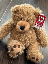 Ganz Stuffed Plush Teddy Bear brown Ramsey H12170 HTF Sitting Fuzzy New NOS Rare
