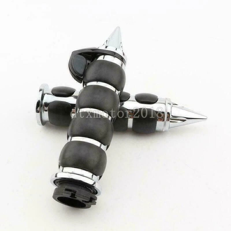 1" Motorcycle Hand Grips For Yamaha Raider S Road Royal V Star 650 950 - Image 3 of 4