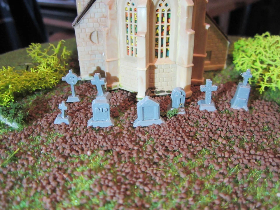 SP1131 Grabsteine Spur N 8 Stück