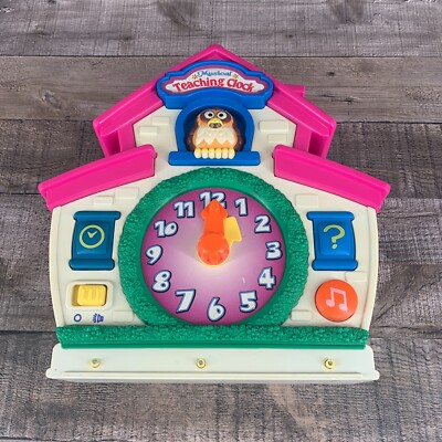Analog Teaching Clock Electronic Musical Owl - FOR PARTS/ REPAIR