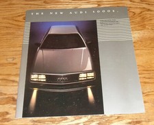 Original 1984 Audi 5000s Deluxe Sales Brochure 84