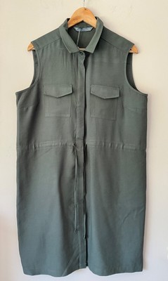 Katies Shirt Dress Size 14 Khaki  Midi Casual BRAND NEW w. TAGS.  RRP $79.99