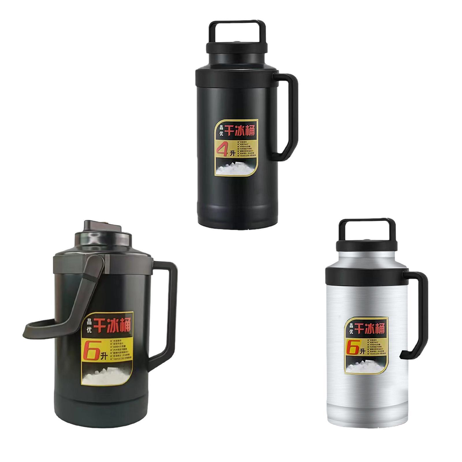 Trockeneisbehälter Trockeneisaufbewahrungseimer Thermowasserflasche Eisaufbewahrungsbehälter