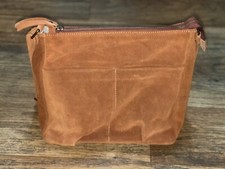 Sundance Made In Italy Women's Suede Shoulder Bag Purse Brown. Euc! 12x10