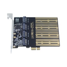CY NGFF Key B M SSD Four SATA to PCI-1x Mainboard Desktop SSD Card ASM1064 2280