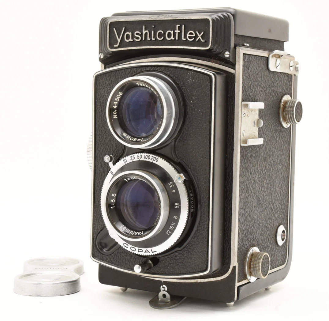 TOP ⭐ SERVICED Yashica 24 TLR Camera Japan Yashinon 3.5 / 80 Rolleiflex 124 G