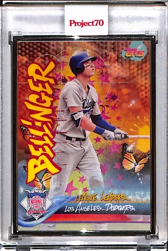 2021 TOPPS PROJECT 70 #761 CODY BELLINGER BY RISK P70 1st AP SILVER FRAME 01/51