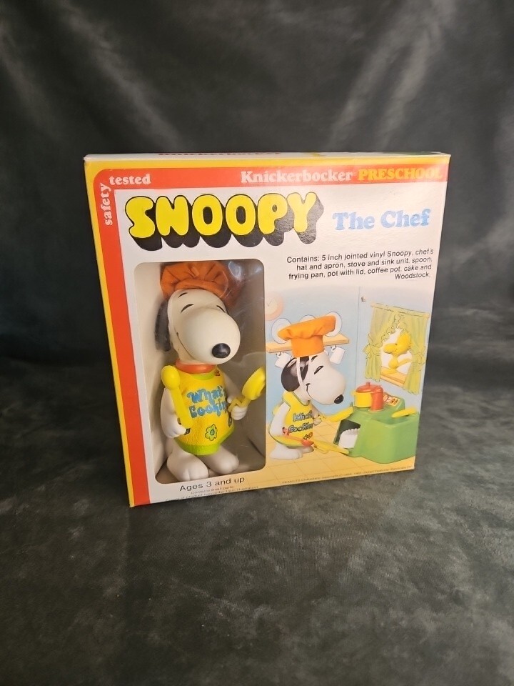 VINTAGE SNOOPY THE CHEF MADE BY KNICKERBOCKER TOY 1965 PEANUTS 