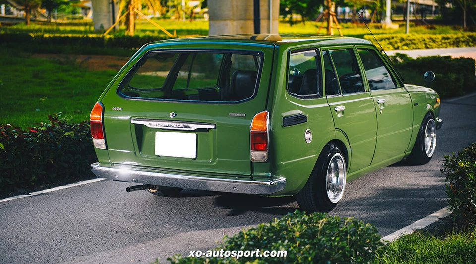 Sello de goma resistente al clima delantero trasero para Toyota Corolla KE36 2D Van Wagon 1974-79 Foto 4 de 4