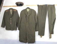 Soviet military uniform Jacket ,Trousers (2 pieces) Cloak, Cap