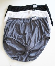 3 Vanity Fair Illumination Brief Panty Multi 13109 Sz 10/3XL - NWT
