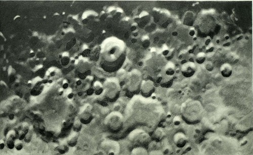 Tiefdruck Foto Der Oberfläche Der Mond Stecker Je Ein Telescope 1877 - Imagen 2 de 2