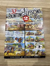 46 Painting Lessons in Oil, Vol. 2 by Mona Mills Walter T Foster Art Book SIGNED