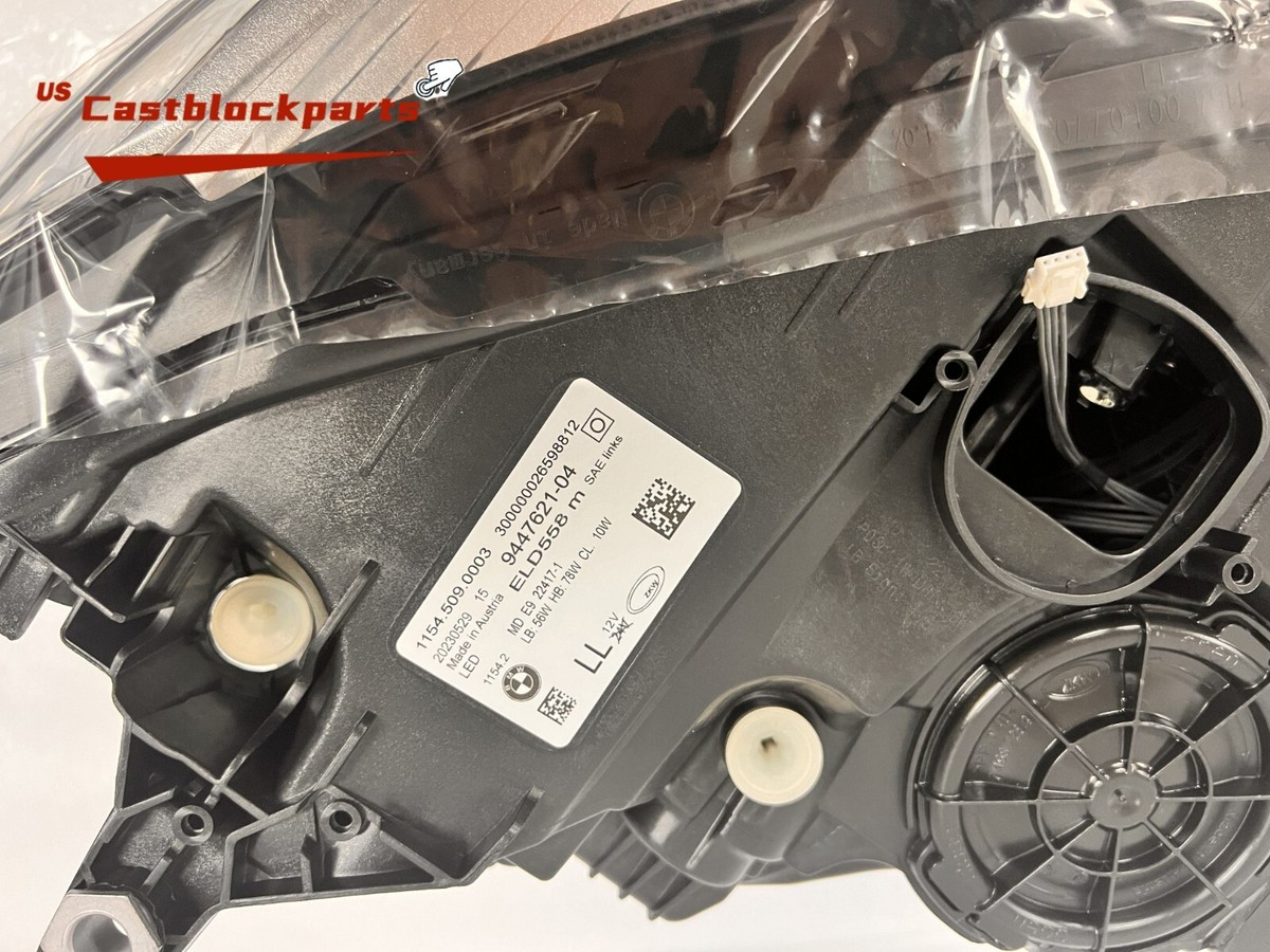 2020 2021 2022 BMW 7 SERIES 740i 750i 745e G11 G12 Headlight Left