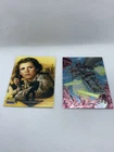 Star Wars Chromium SWF1 Promo Cards Princess Leia Organa & Boba Fett Topps 1996