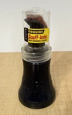 Vintage Esquire Scuff-Kate Black Self Shining Liquid Shoe Polish with Brush