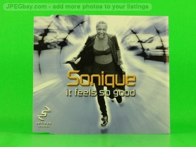 SONIQUE IT FEELS SO GOOD (L59) 3 Track CD Single including Picture Sleeve SERIOU