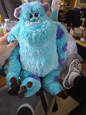 Disney Store Pixar Monsters Inc Sulley Sully 15" Authentic Stuffed Animal Plush
