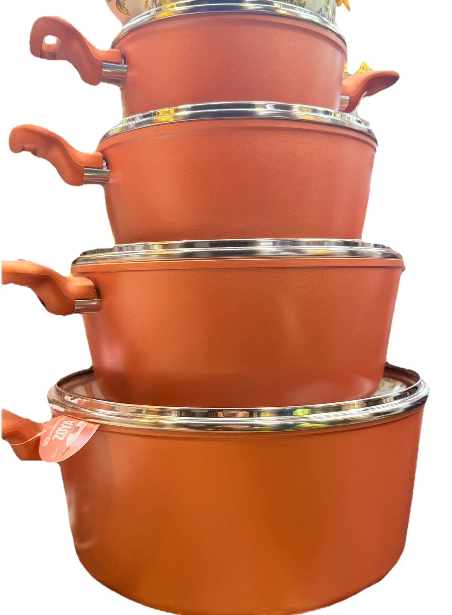4PC Die Cast Induction Casserole Non Stick Stockpot Cookware Cooking Pan Pot Set
Opens in a new wind