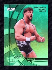 2025 Skybox Metal Universe AEW All Elite Wrestling PMG Green 2/10 Wardlow 09q5