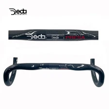 Road Bike Drop Handlebar 31.8mm Carbon Fiber Bicycle Bent Bar 380/400/420/440mm