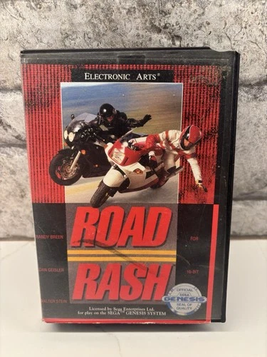 Road Rash Sega Genesis 1992 Complete Edition Tested CIB