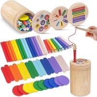 Montessori Spielzeug Ab 1 Jahr, 4-In-1 Montessori Spielzeug Ab 1 2 3 Jahre Holz