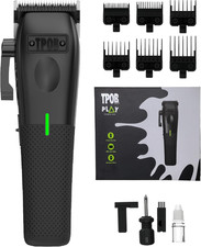 Play Barber Hair Clippers for Men 7500 RPM with Rubber Grips Blackout