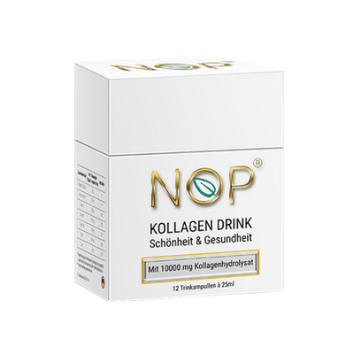 NOP Kollagen Drink 10.000 mg Naticol  Meereskollagen Typ I   12 Ampullen