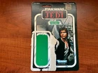 Vintage Kenner Star Wars Figure Card ROTJ 65 Back Cardback Han Solo