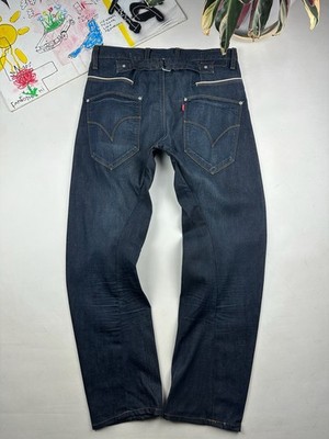 levi's engineered jeans /regular デニム w33 Vintage Levis Engineered Twisted Jeans Buckle Back Tag W33 Actual