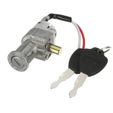 MOMOALA Alamor Battery Chager Mini Lock with 2 keys compatible Silver 