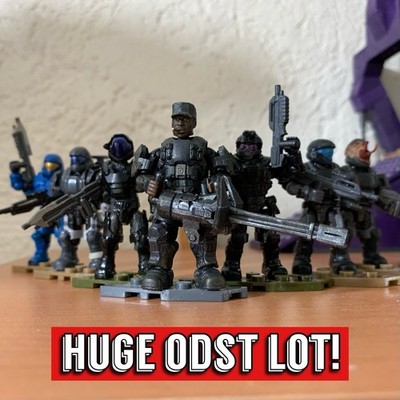 HALO MEGA CONSTRUX LOT OF CUSTOM ODST *JOHNSON SPEC OPS OPERATOR FLOOD EKLUND*