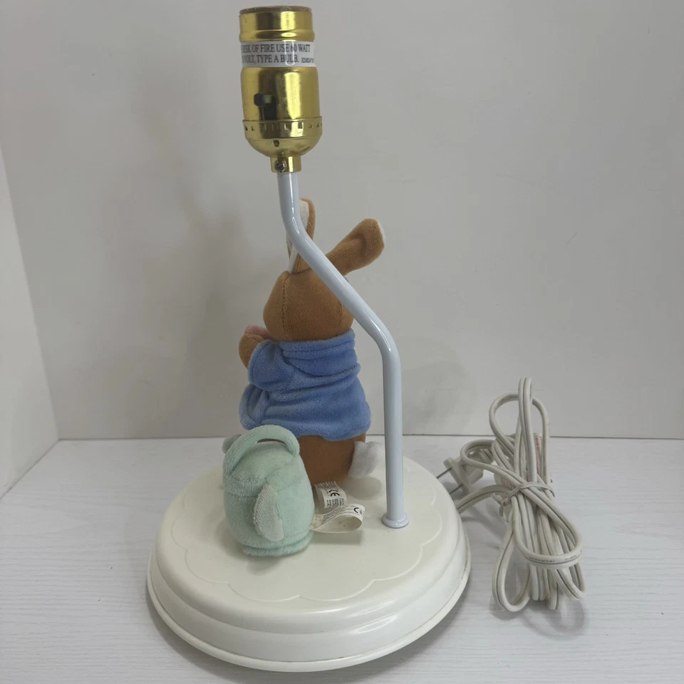 Lámpara de felpa Peter Rabbit decoración Beatrix Potter de colección en caja Foto 2 de 4