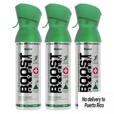 Boost Oxygen Natural Medium 5 Liter 3 Pack, Supplemental Canned Oxygen,Model 611