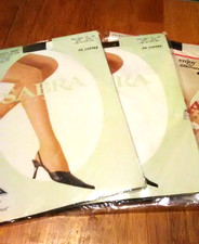 Women's Sabra Pantyhose Queen Size 1X-2X, new