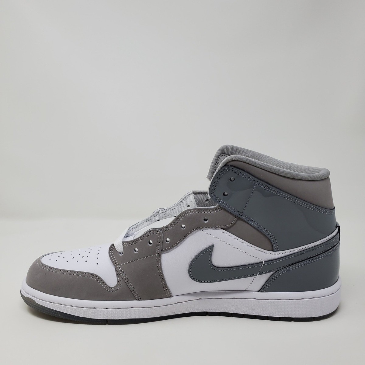 Nike Air Jordan 1 Mid SE Shoes White Medium Cool Grey HF3216-100
