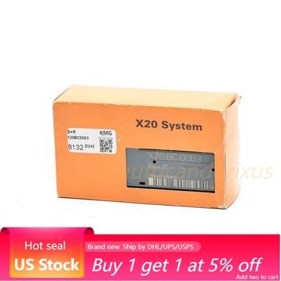US Free TAX B&R X20 Bus Controller, 1 Profibus DP Interface, X20BC0063 X20