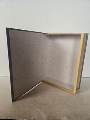 PUNCH STUDIO  Storage Book Box  11'' x 8.5'' x 2.5'' ~ Keepsake Hideaway Book Safe