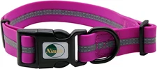 Dog Collar Waterproof Pet Collars Anti-Odor Durable Adjustable PVC & Polyester S