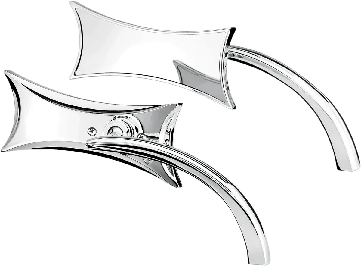 ARLEN NESS Mirror - Micro - Fits Four-Point - Side View - Rectangle - Chrome -