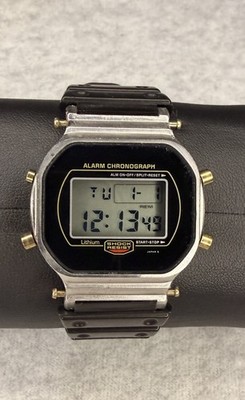 Vintage 80s Rare Gold Casio DW-5700 module 691 G-Shock Digital