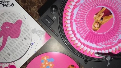 PinkPantheress Fancy Some More? Blood Records Zoetrope Vinyl LP LE