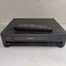 Magnavox VR3440 VCR 4-Head VHS Player Recorder *Tested* W Remote