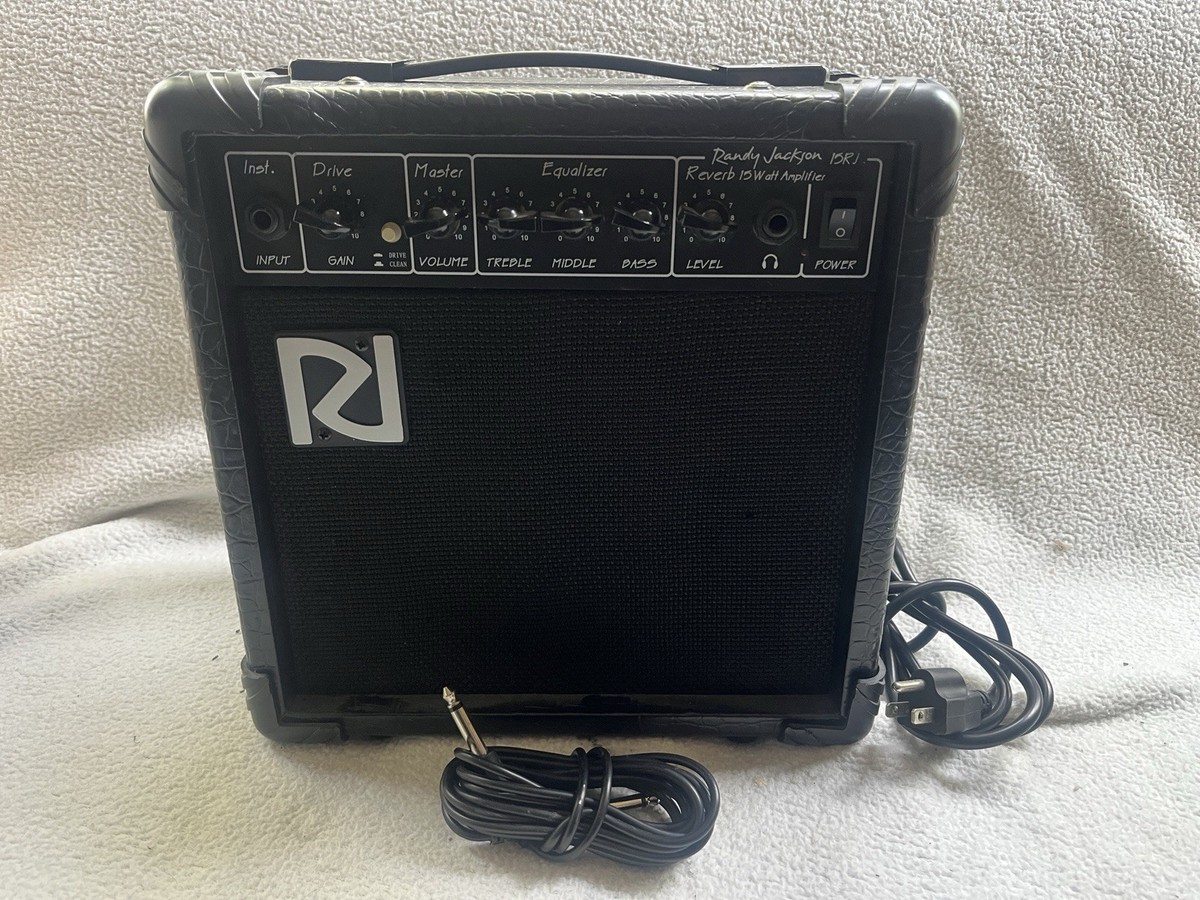 Randy Jackson 15RJ 15W solid state practice guitar amplifier w