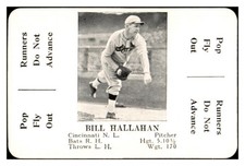 1936 S&S GAME BILL HALLAHAN REDS NR-MT SET BREAK 536737 (KYCARDS)